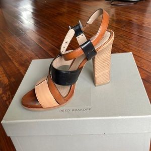 Reed Krakoff stewpot wooden heel, sz 37